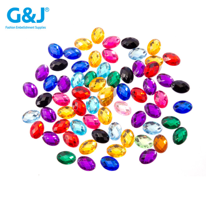 oval Flatback Acrylic Rhinestones | Flatback Acrylic  Rhinestones | acrylic gemstones flat back | acrylic sheet