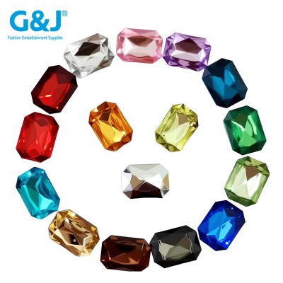 rectangle Pointback Acrylic Rhinestones | Wholesale Acrylic Rhinestones | wholesale acrylic