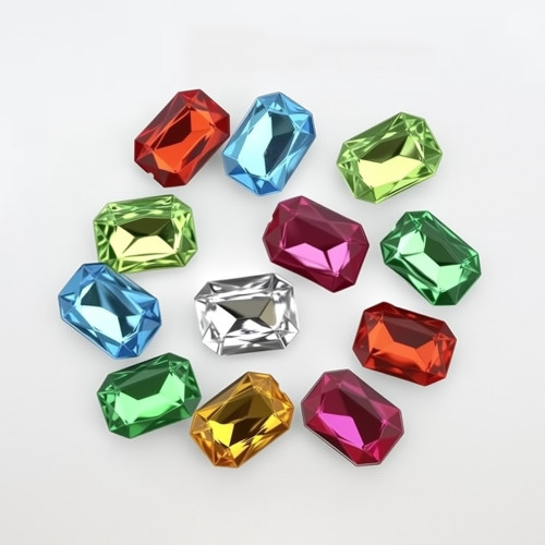 rectangle Pointback Acrylic Rhinestones | Wholesale Acrylic Rhinestones | wholesale acrylic