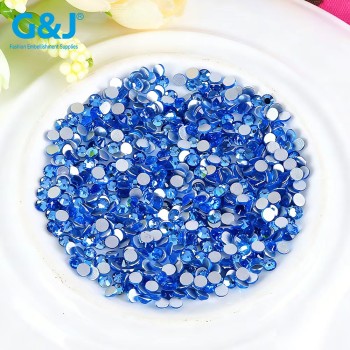 round Flatback Glass Rhinestones | Flat-bottomed crystal sheet | jewelry accessorie | sew on rhinestones