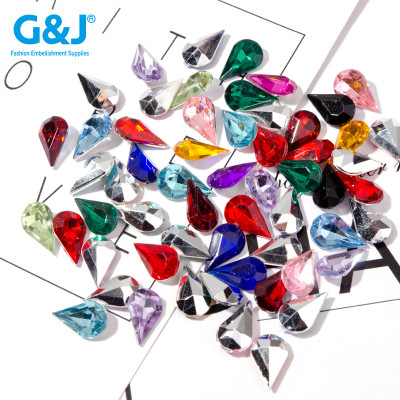 drop shape Pointback Acrylic Rhinestones | Wholesale Acrylic Rhinestones | wholesale perspex sheets