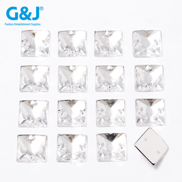 square 2 Hole Flatback Rhinestone | Wholesale Acrylic Rhinestones | acrylic sheet | wholesale perspex sheets