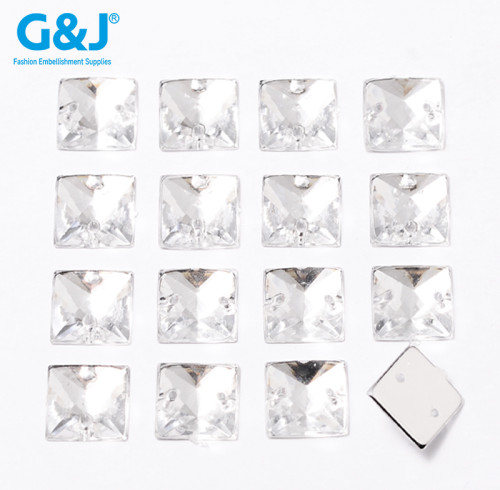square 2 Hole Flatback Rhinestone | Wholesale Acrylic Rhinestones | acrylic sheet | wholesale perspex sheets