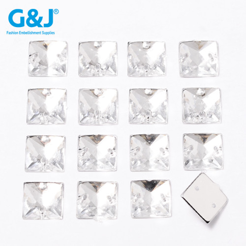 square 2 Hole Flatback Rhinestone | Wholesale Acrylic Rhinestones | acrylic sheet | wholesale perspex sheets