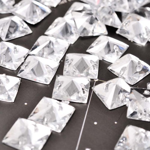 square 2 Hole Flatback Rhinestone | Wholesale Acrylic Rhinestones | acrylic sheet | wholesale perspex sheets