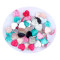 Heart-shaped Flatback Resin Rhinestones | Flat-bottomed resin drill | Wholesale Resin Rhinestones