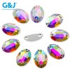 oval Sew-on Resin Rhinestone | Wholesale Resin Rhinestones | flatback resin rhinestones