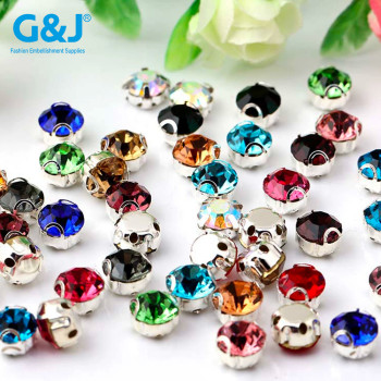 round 2D Claw Rhinestone | Wholesale Claw Rhinestones | Fashion garment decoration | jewelry accessorie