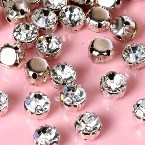 round 2D Claw Rhinestone | Wholesale Claw Rhinestones | Fashion garment decoration | jewelry accessorie