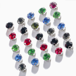 round 3D Claw Rhinestone | Wholesale CLaw Rhinestones | glass diamond