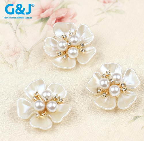 Pearl Flower Claw Rhinestone |jewelry accessorie | pendant pearl | baroque pearl pendant