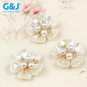 Pearl Flower Claw Rhinestone |jewelry accessorie | pendant pearl | baroque pearl pendant