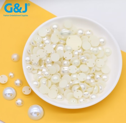 Sew on Flat Back Pearls  | pendant pearl | jewelry accessorie | pearl pendant necklace