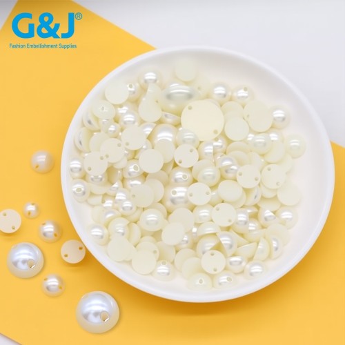 Sew on Flat Back Pearls | pendant pearl | jewelry accessorie | pearl pendant necklace