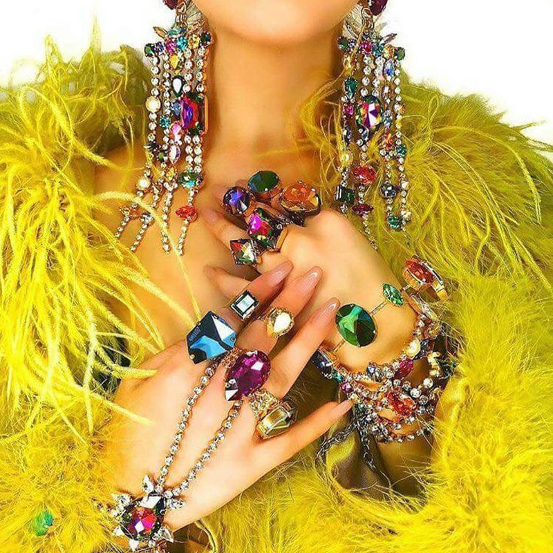 acrylic gemstones flat back