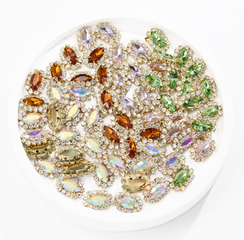 Marquise Soldered Claw Rhinestone| accessory claw stone | jewelry accessorie | sew on rhinestones