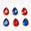 Bezel-set teardrop glass rhinestone | accessory claw stone | jewelry accessorie | sew on rhinestones