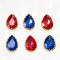 Bezel-set teardrop glass rhinestone | accessory claw stone | jewelry accessorie | sew on rhinestones