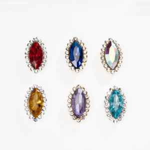 Horse-eye Sunflower Glass Rhinestones | accessory claw stone | jewelry accessorie | sew on rhinestones