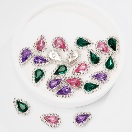 Triangle Sunflower Glass Rhinestones | accessory claw stone | jewelry accessorie | sew on rhinestones