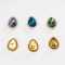Teardrop Sunflower Glass Rhinestones | accessory claw stone | jewelry accessorie | sew on rhinestones