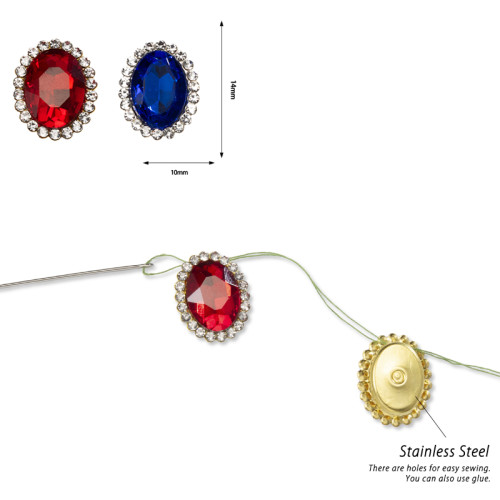 Oval Sunflower Glass Rhinestones| accessory claw stone | jewelry accessorie | sew on rhinestones