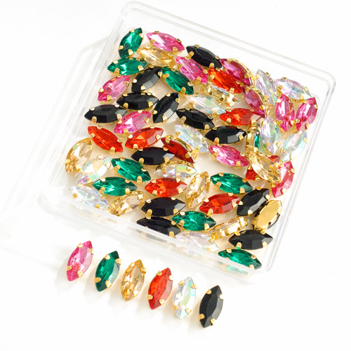 4 Claw Rhinestone  Marquise Rhinestones | accessory claw stone | jewelry accessorie | sew on rhinestones