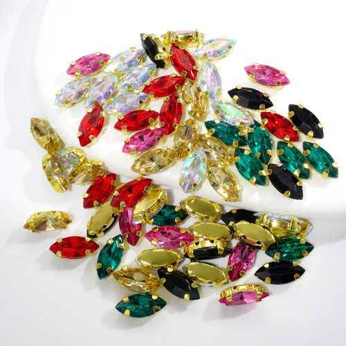 4 Claw Rhinestone  Marquise Rhinestones | accessory claw stone | jewelry accessorie | sew on rhinestones