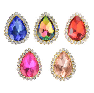 teardrop shapeSunflower Claw Rhinestones | accessory claw stone | jewelry accessorie | sew on rhinestones