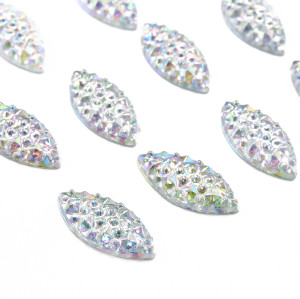Marquise Flatback Resin Rhinestones | Wholesale Resin Rhinestones | jewelry accessorie | sew on rhinestones