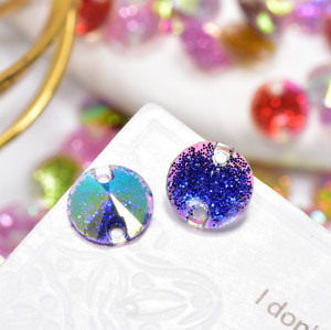 Round Sew-on Resin Rhinestone | Wholesale Resin Rhinestones | jewelry accessorie | sew on rhinestones