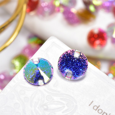 Round Sew-on Resin Rhinestone | Wholesale Resin Rhinestones | jewelry accessorie | sew on rhinestones