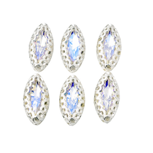 Marquise Bird Nest Claw Rhinestone| Glass water droplets | Customized rhinestones | jewelry accessorie