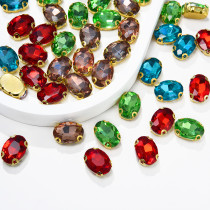 oval 4D Claw Rhinestone | accessory claw stone | jewelry accessorie | sew on rhinestones