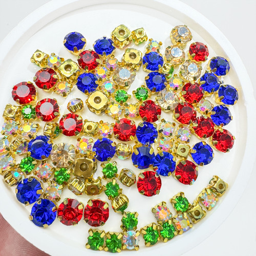 Round 4 Claw Rhinestone | accessory claw stone | jewelry accessorie | sew on rhinestones