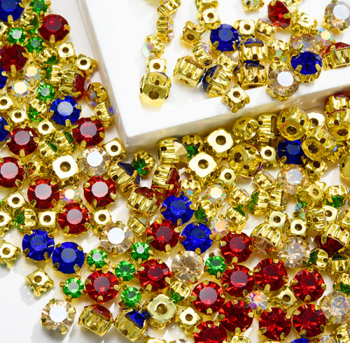 Round 4 Claw Rhinestone | accessory claw stone | jewelry accessorie | sew on rhinestones