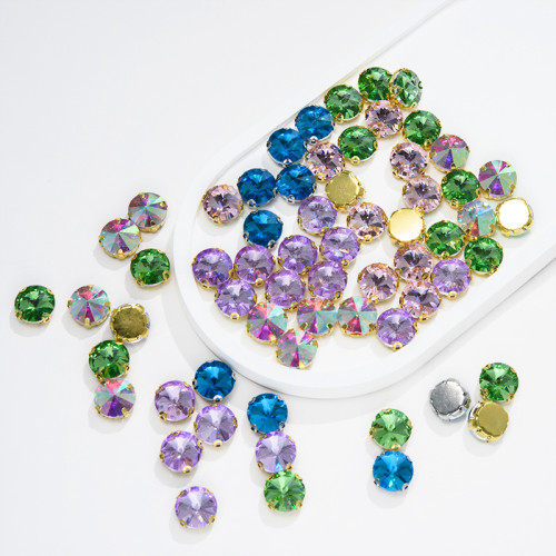 Round 4D Claw Rhinestone | accessory claw stone | jewelry accessorie | sew on rhinestones