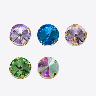 Round 4D Claw Rhinestone | accessory claw stone | jewelry accessorie | sew on rhinestones