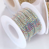 A row of Mesh Claw Rhinestones  | accessory claw stone | jewelry accessorie | sew on rhinestones