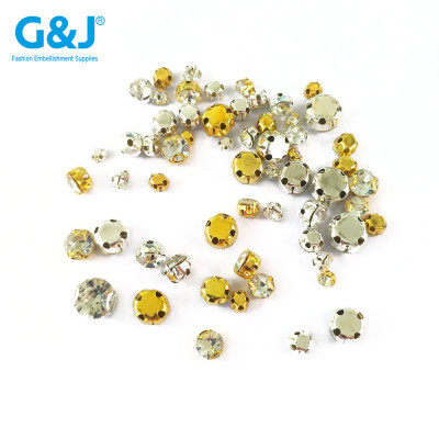 Round 2D Claw Rhinestone| Wholesale Claw Rhinestones | Fashion garment decoration | jewelry accessorie