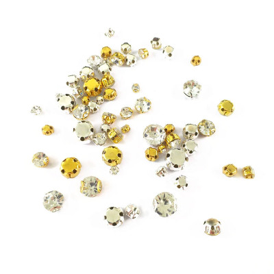 Round 2D Claw Rhinestone| Wholesale Claw Rhinestones | Fashion garment decoration | jewelry accessorie