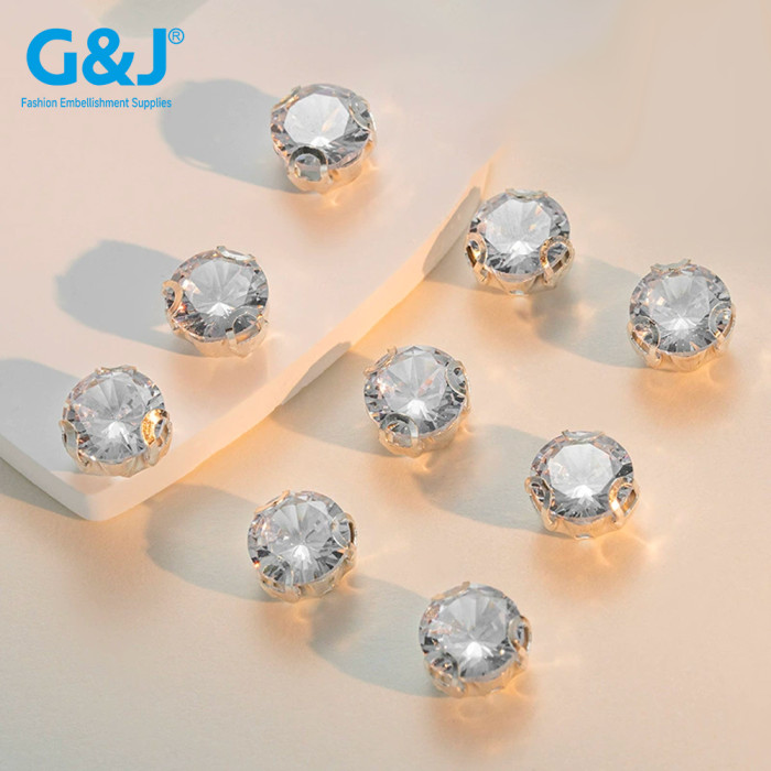 Round 3D Claw Rhinestone  | Wholesale CLaw Rhinestones | glass diamond