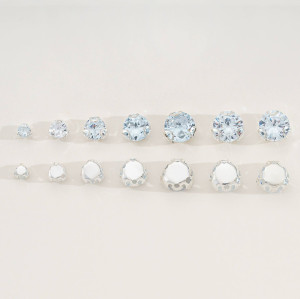 Round 3D Claw Rhinestone | Wholesale CLaw Rhinestones | glass diamond