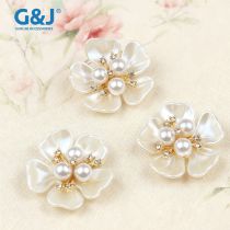 Pearl Flower Claw Rhinestone |jewelry accessorie | pendant pearl | baroque pearl pendant