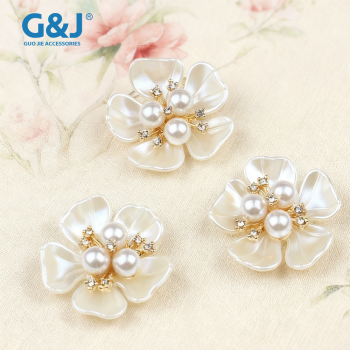 Pearl Flower Claw Rhinestone |jewelry accessorie | pendant pearl | baroque pearl pendant