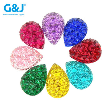 Drop Flatback Resin Rhinestones | Wholesale Resin Rhinestones | jewelry accessorie | sew on rhinestones