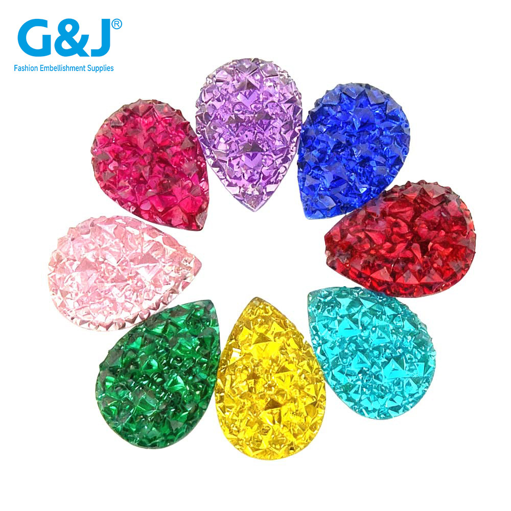 Drop Flatback Resin Rhinestones | Wholesale Resin Rhinestones | jewelry accessorie | sew on rhinestones