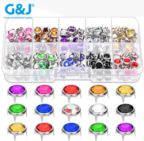 8 Claw Rhinestone  | Clasp Drill Series Eight-Paw Base | Customized rhinestones