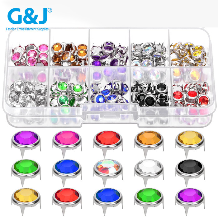 8 Claw Rhinestone  | Clasp Drill Series Eight-Paw Base | Customized rhinestones