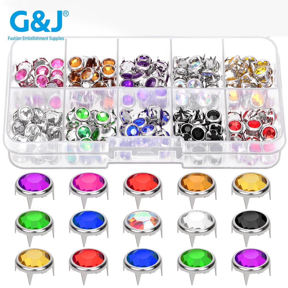 8 Claw Rhinestone | Clasp Drill Series Eight-Paw Base | Customized rhinestones